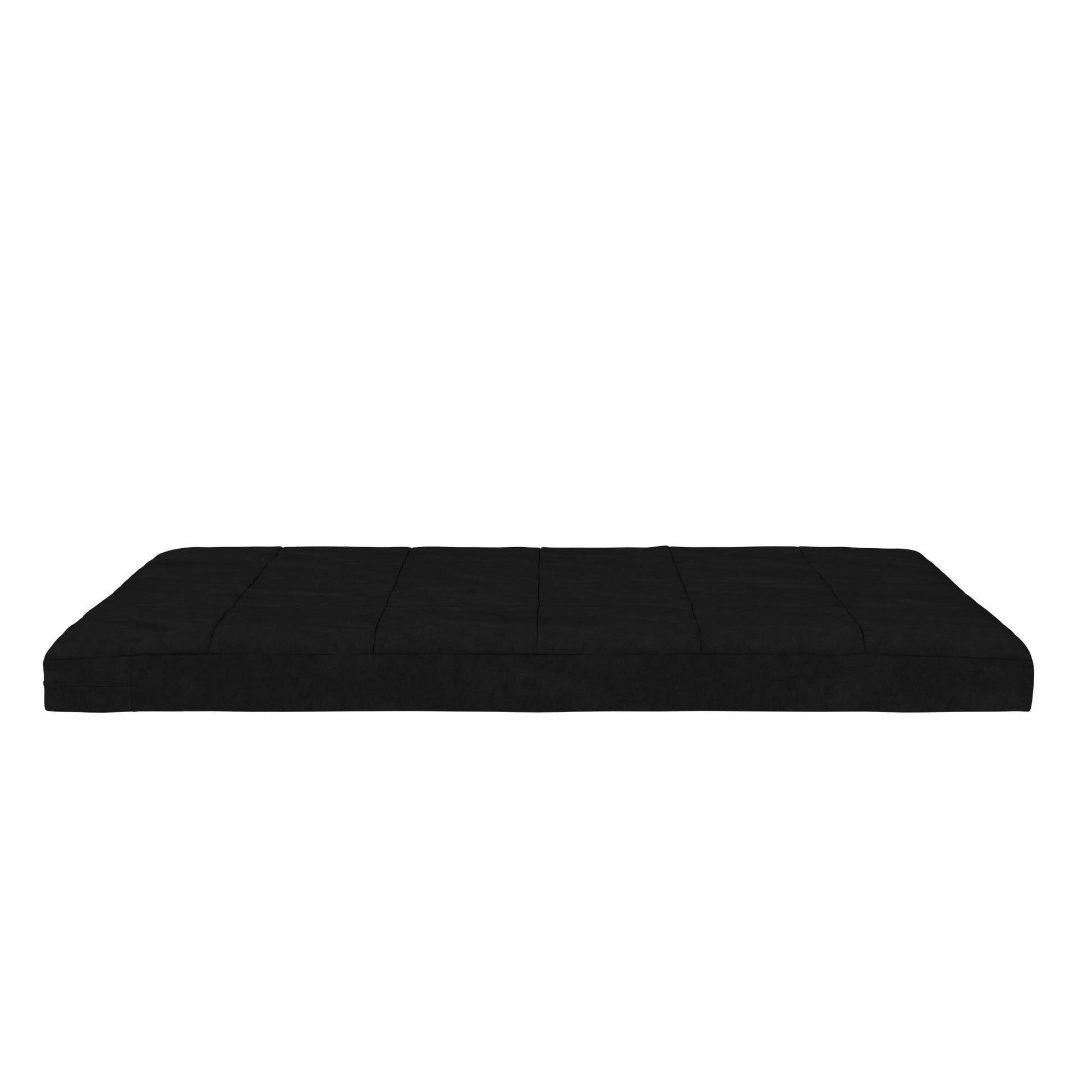 Lexi 6 Inch Quilted Thermobonded High Density Polyester Fill Futon Mattress - Black - Full
