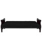 Lexi 6 Inch Quilted Thermobonded High Density Polyester Fill Futon Mattress - Black - Full