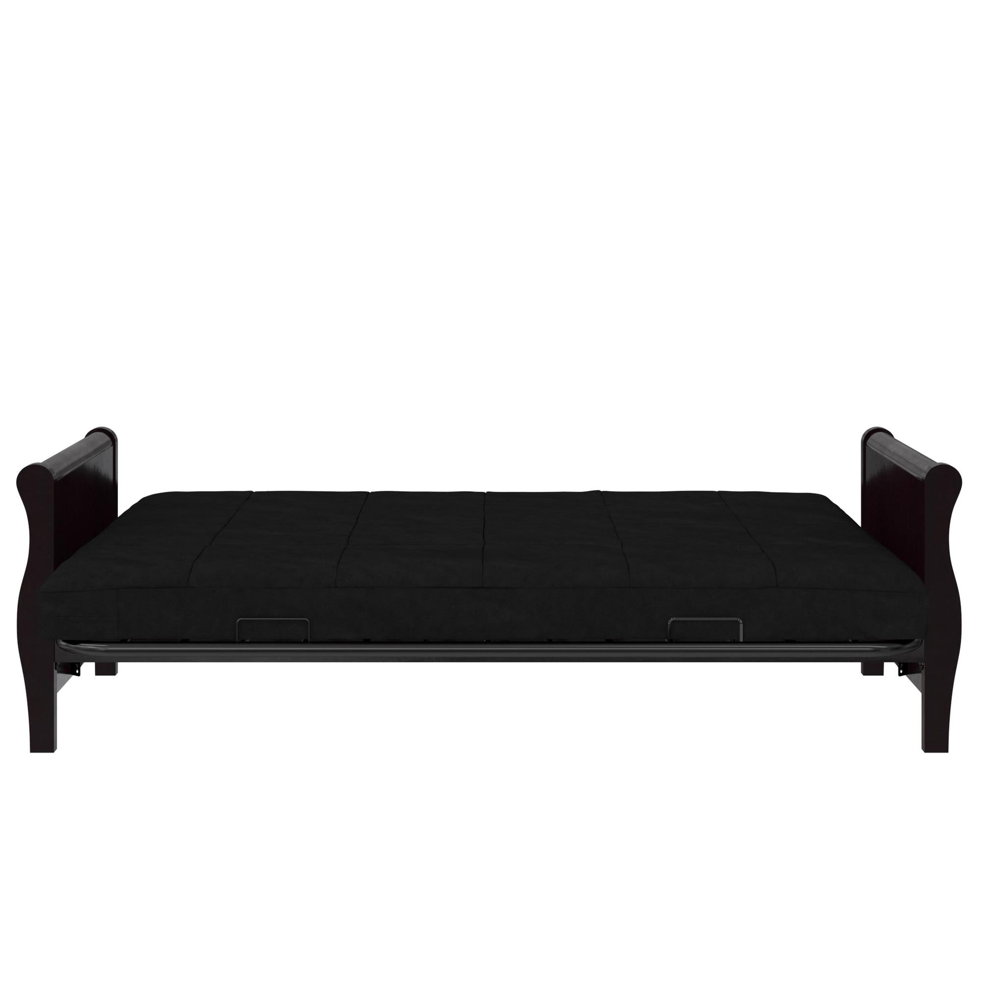 Lexi 6 Inch Quilted Thermobonded High Density Polyester Fill Futon Mattress - Black - Full