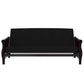Lexi 6 Inch Quilted Thermobonded High Density Polyester Fill Futon Mattress - Black - Full