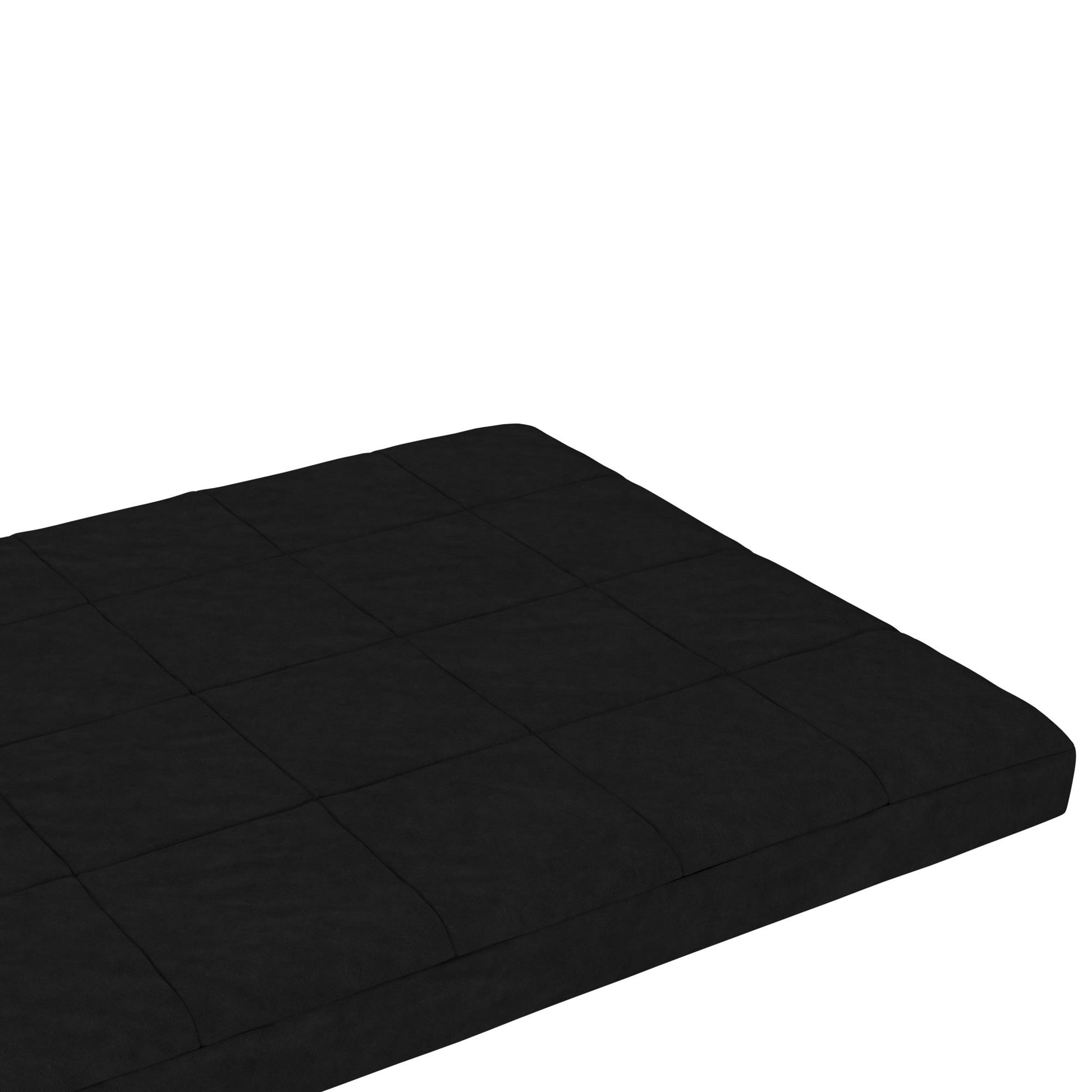 Lexi 6 Inch Quilted Thermobonded High Density Polyester Fill Futon Mattress - Black - Full