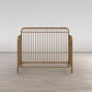 Ivy 3 in 1 Convertible Metal Crib - Gold