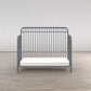 Ivy 3 in 1 Convertible Metal Crib - Dove Gray