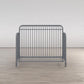 Ivy 3 in 1 Convertible Metal Crib - Dove Gray