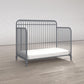 Ivy 3 in 1 Convertible Metal Crib - Dove Gray