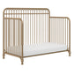 Ivy 3 in 1 Convertible Metal Crib - Gold