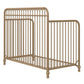 Ivy 3 in 1 Convertible Metal Crib - Gold