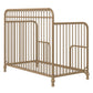 Ivy 3 in 1 Convertible Metal Crib - Gold