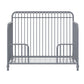 Ivy 3 in 1 Convertible Metal Crib - Dove Gray