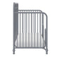 Ivy 3 in 1 Convertible Metal Crib - Dove Gray