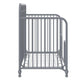 Ivy 3 in 1 Convertible Metal Crib - Dove Gray