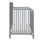 Ivy 3 in 1 Convertible Metal Crib - Dove Gray