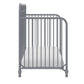 Ivy 3 in 1 Convertible Metal Crib - Dove Gray