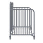 Ivy 3 in 1 Convertible Metal Crib - Dove Gray