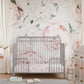Ivy 3 in 1 Convertible Metal Crib - Dove Gray