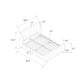 Valentina Upholstered Bed with Channel Tufting - Gray - Full