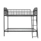Bushwick Metal Bunk Bed - Black - Twin-Over-Twin