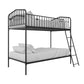 Bushwick Metal Bunk Bed - Black - Twin-Over-Twin