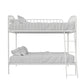 Bushwick Metal Bunk Bed - White - Twin-Over-Twin