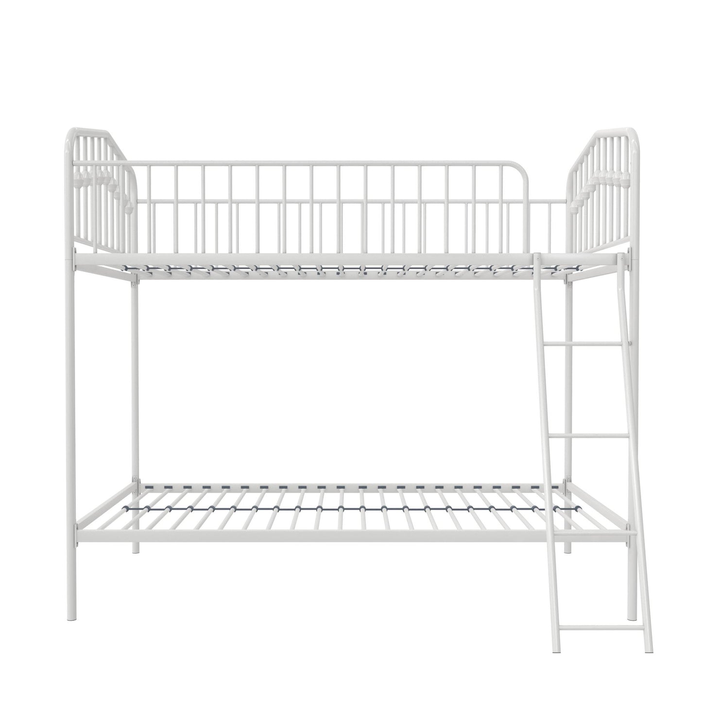 Bushwick Metal Bunk Bed - White - Twin-Over-Twin