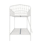 Bushwick Metal Bunk Bed - White - Twin-Over-Twin