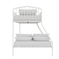 Bushwick Metal Bunk Bed - White - Twin-Over-Full