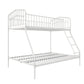 Bushwick Metal Bunk Bed - White - Twin-Over-Full