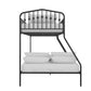 Bushwick Metal Bunk Bed - Black - Twin-Over-Full