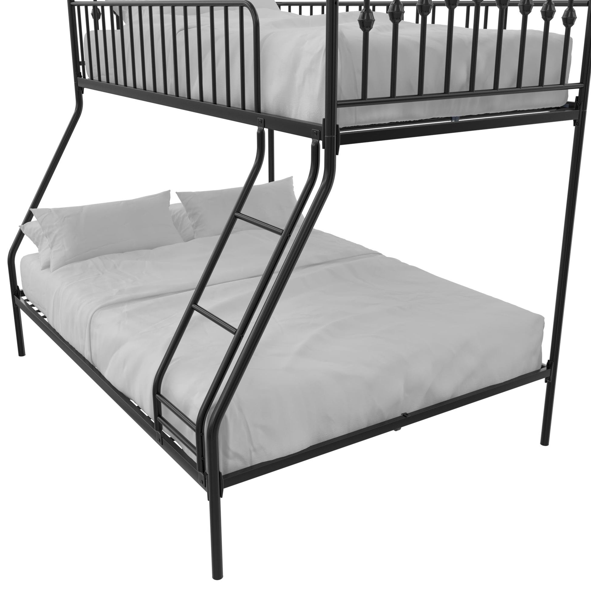 Bushwick Metal Bunk Bed - Black - Twin-Over-Full
