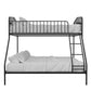 Bushwick Metal Bunk Bed - Black - Twin-Over-Full