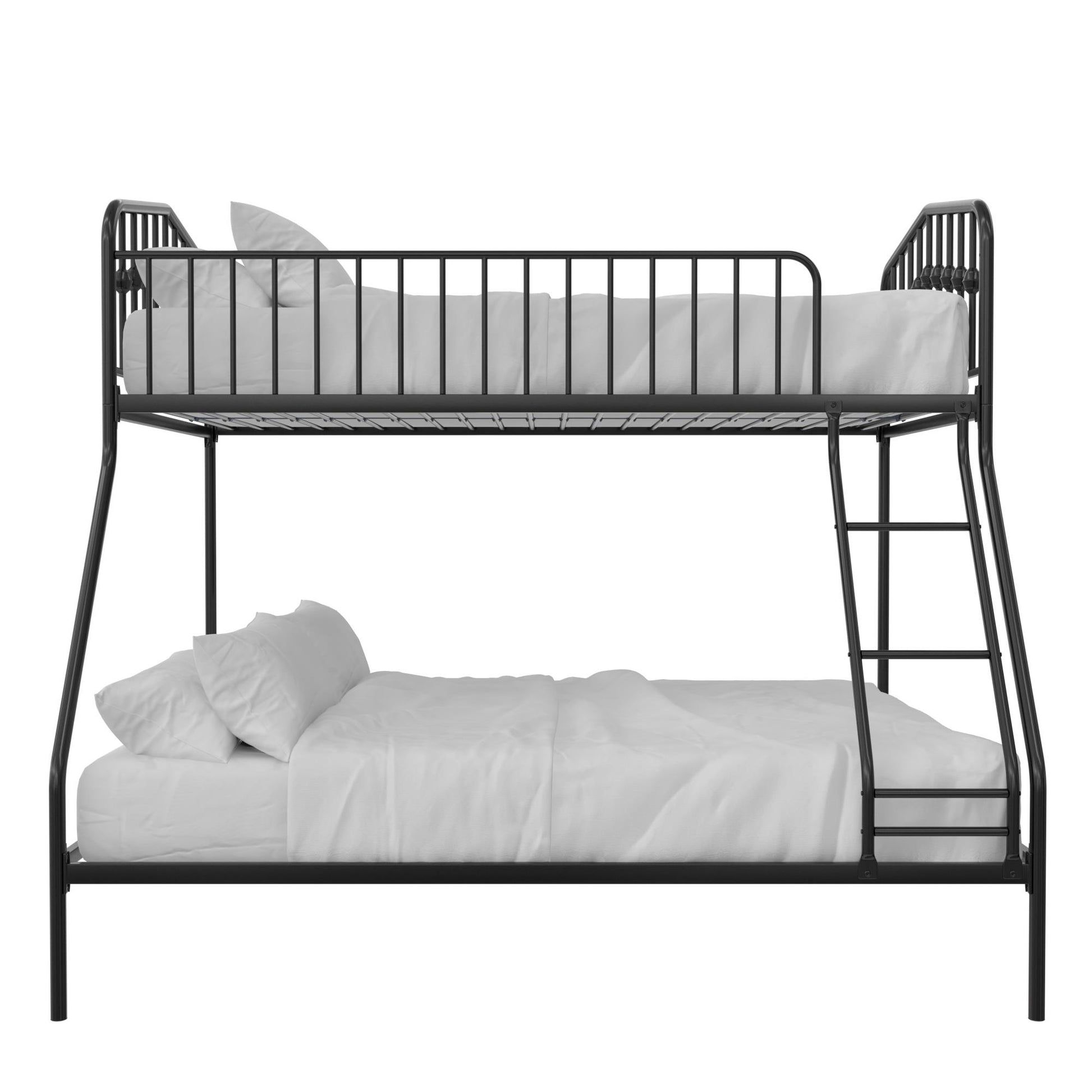 Bushwick Metal Bunk Bed - Black - Twin-Over-Full