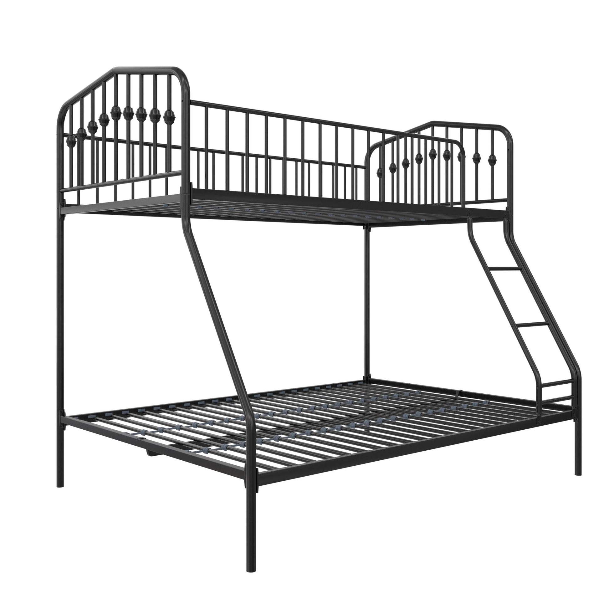 Bushwick Metal Bunk Bed - Black - Twin-Over-Full