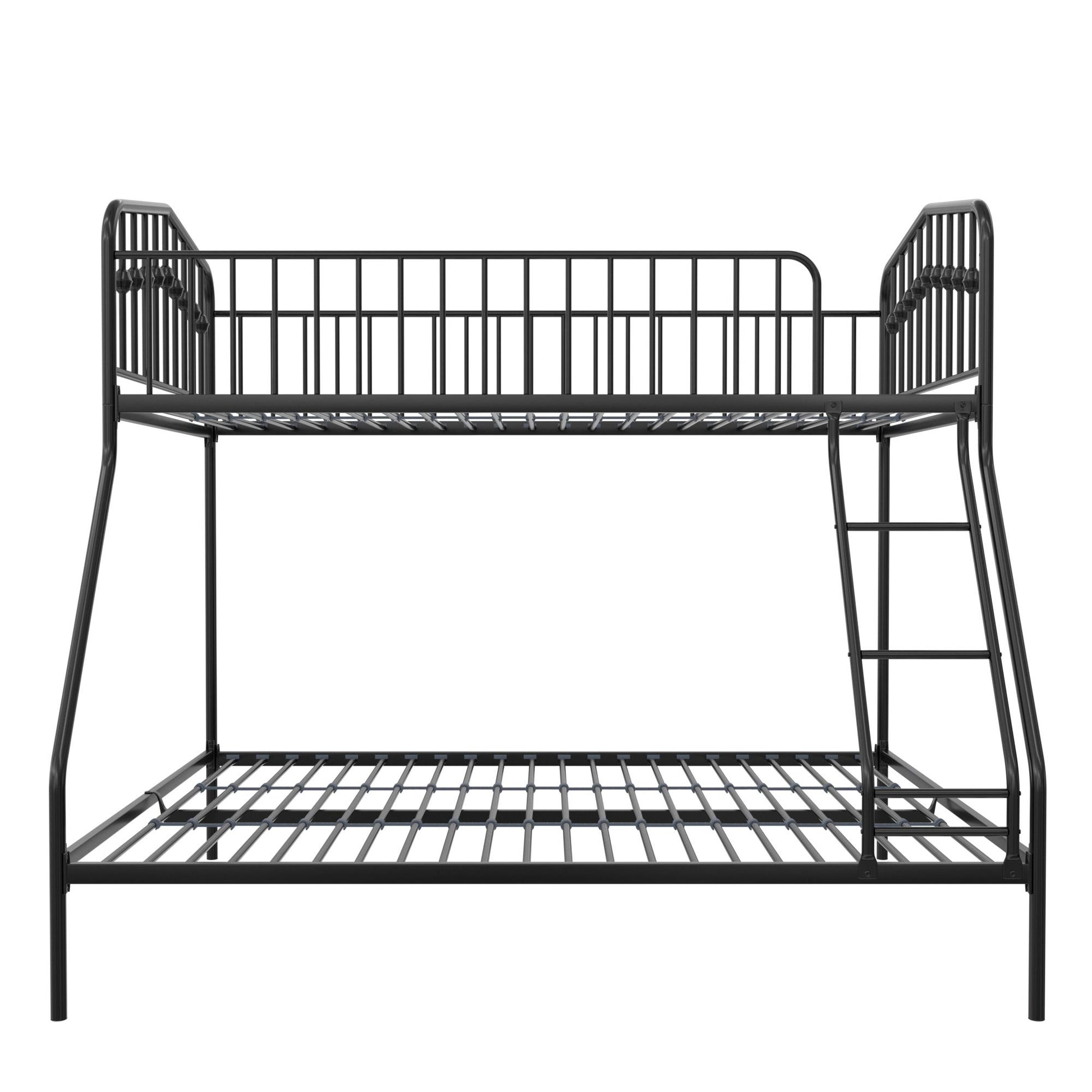 Bushwick Metal Bunk Bed - Black - Twin-Over-Full