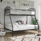Bushwick Metal Bunk Bed - Black - Twin-Over-Full