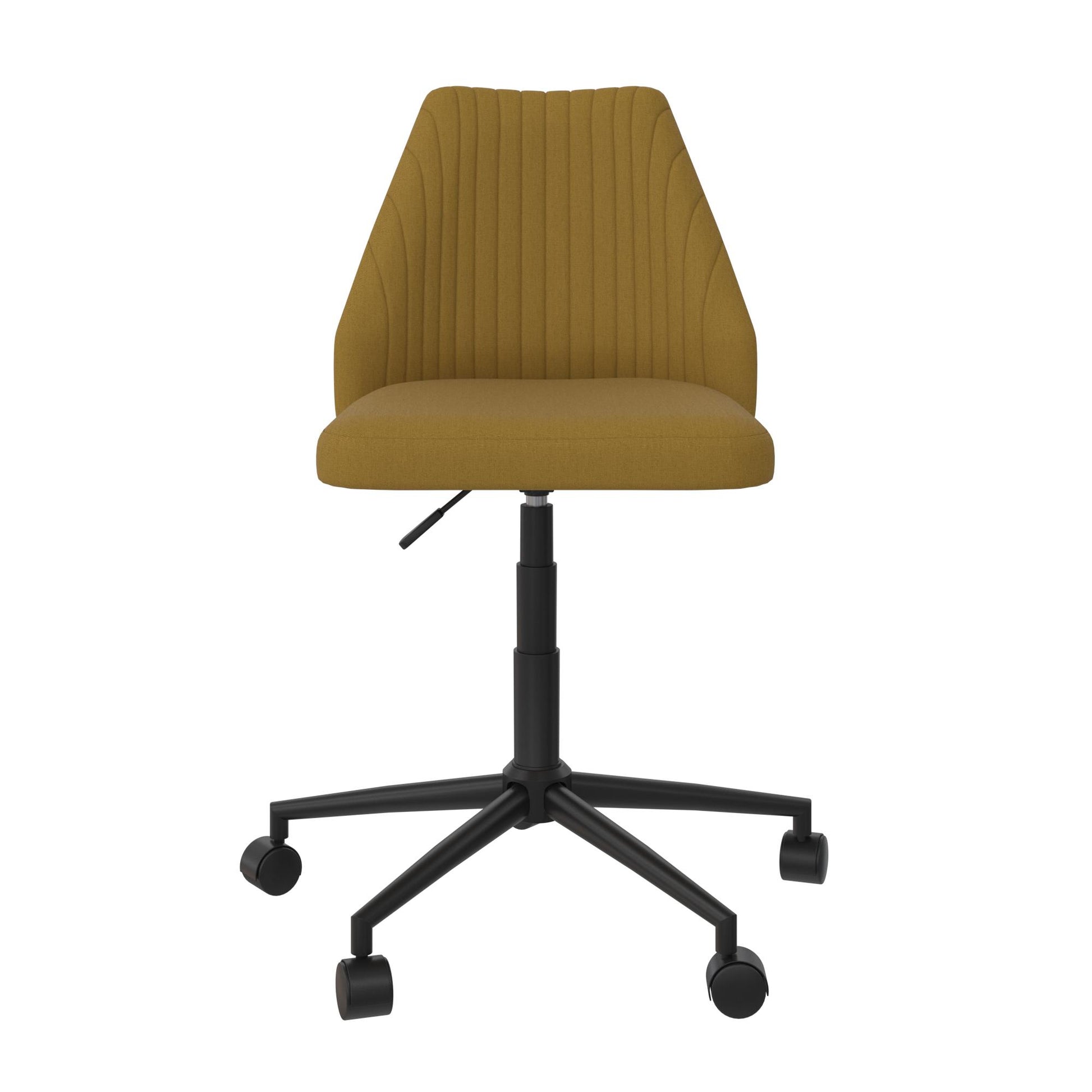 Brittany Office Chair with Casters - Mustard
