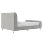 Valentina Upholstered Bed with Channel Tufting - Gray - Full