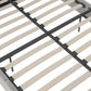 Valentina Upholstered Bed with Channel Tufting - Gray - Full