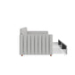 Brittany Daybed with Storage Drawers - Gray - Twin