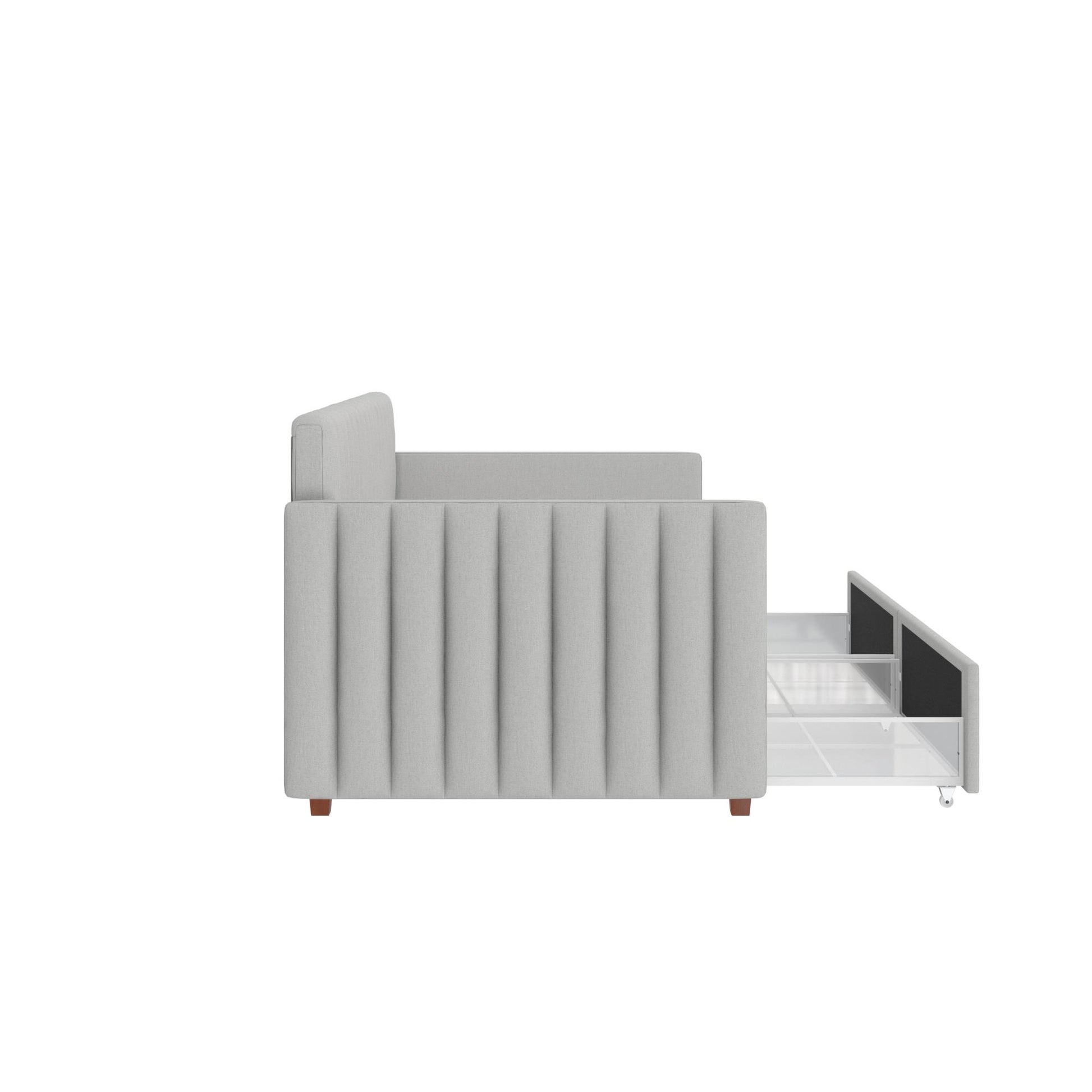 Brittany Daybed with Storage Drawers - Gray - Twin