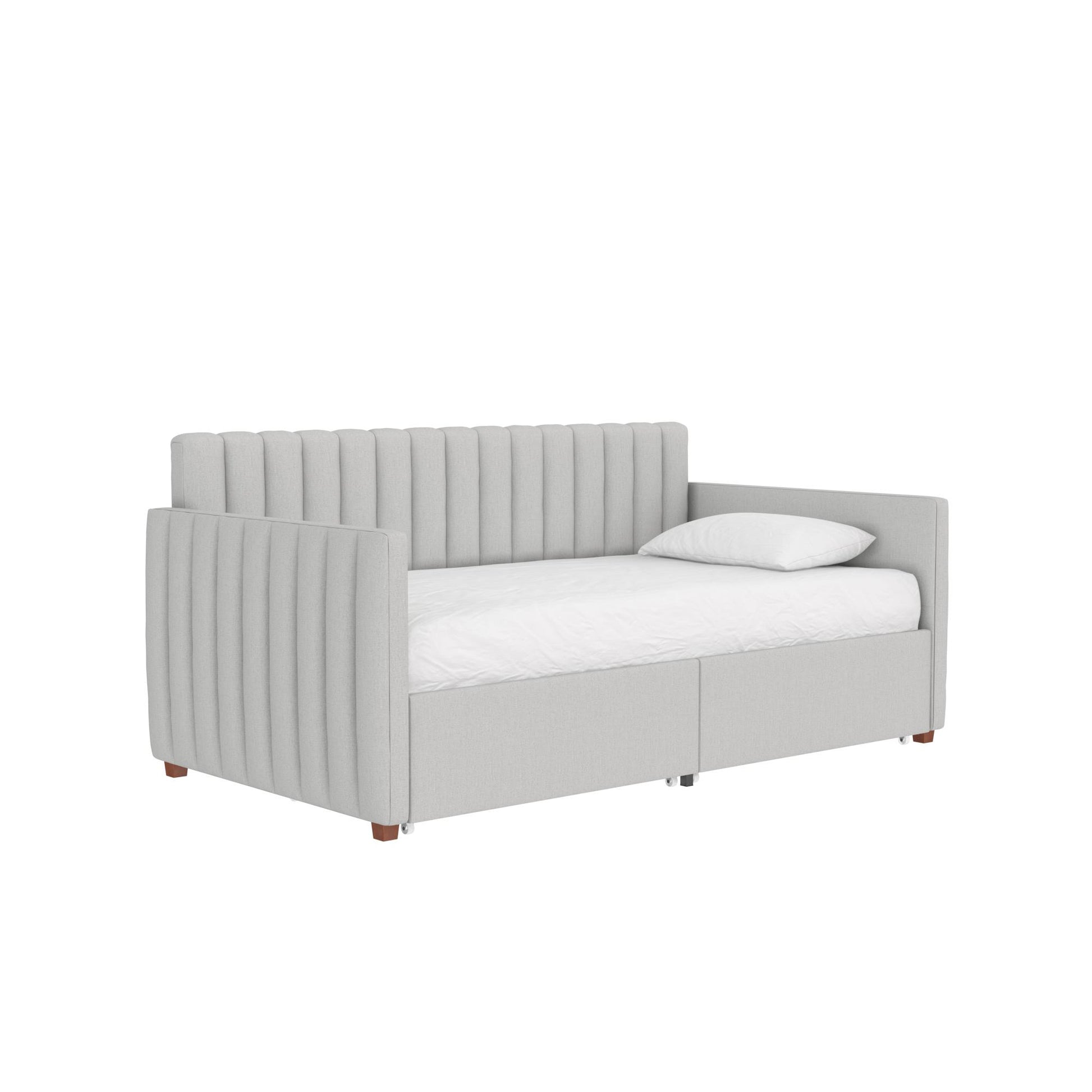Brittany Daybed with Storage Drawers - Gray - Twin