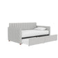 Brittany Daybed with Storage Drawers - Gray - Twin