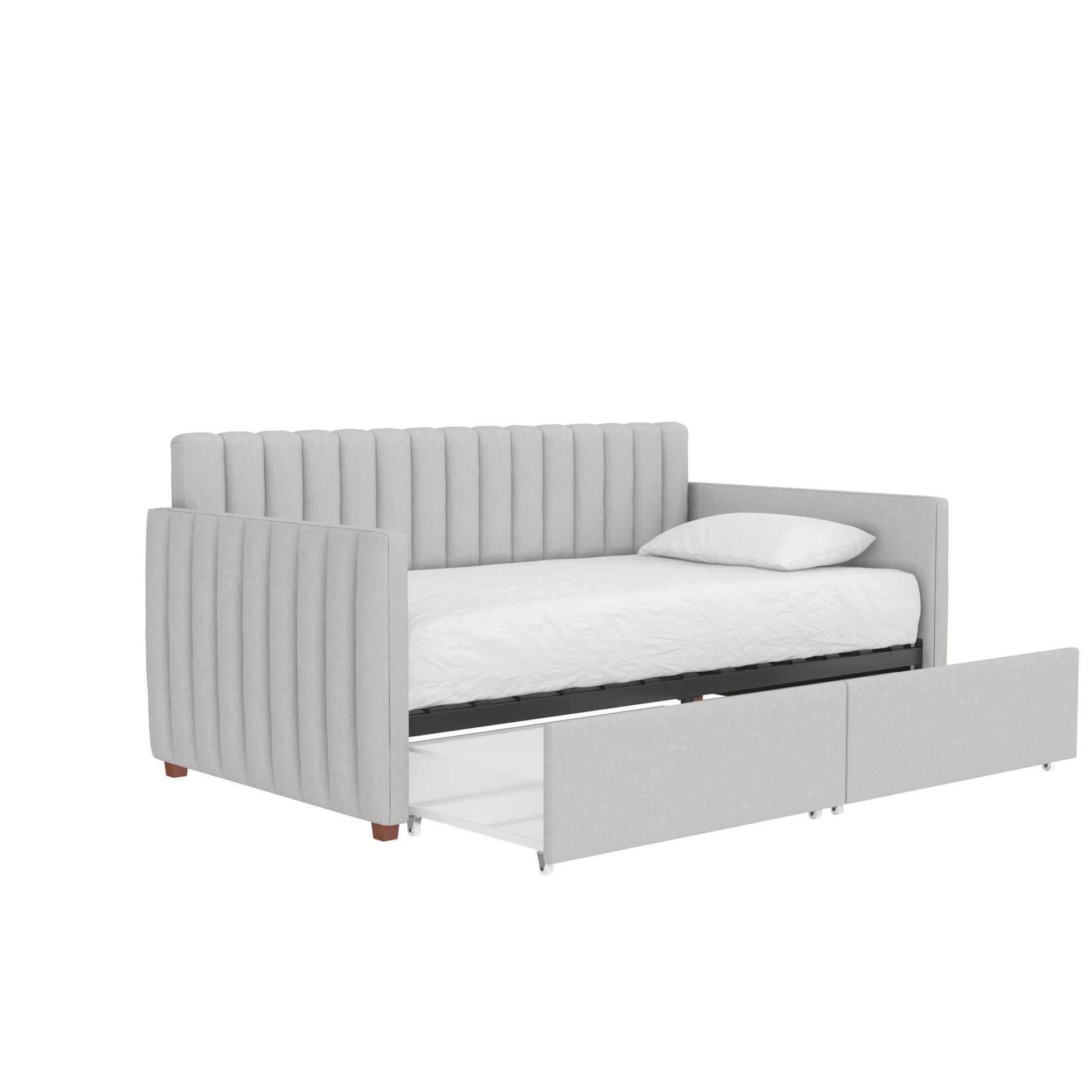 Brittany Daybed with Storage Drawers - Gray - Twin