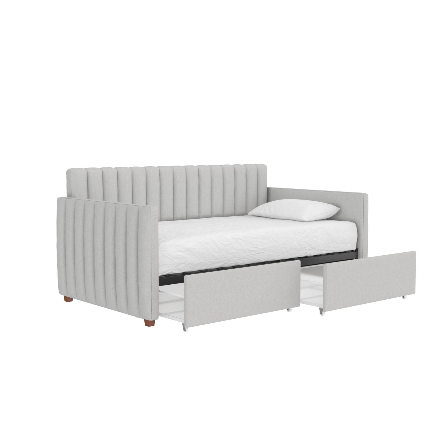 Brittany Daybed with Storage Drawers - Gray - Twin
