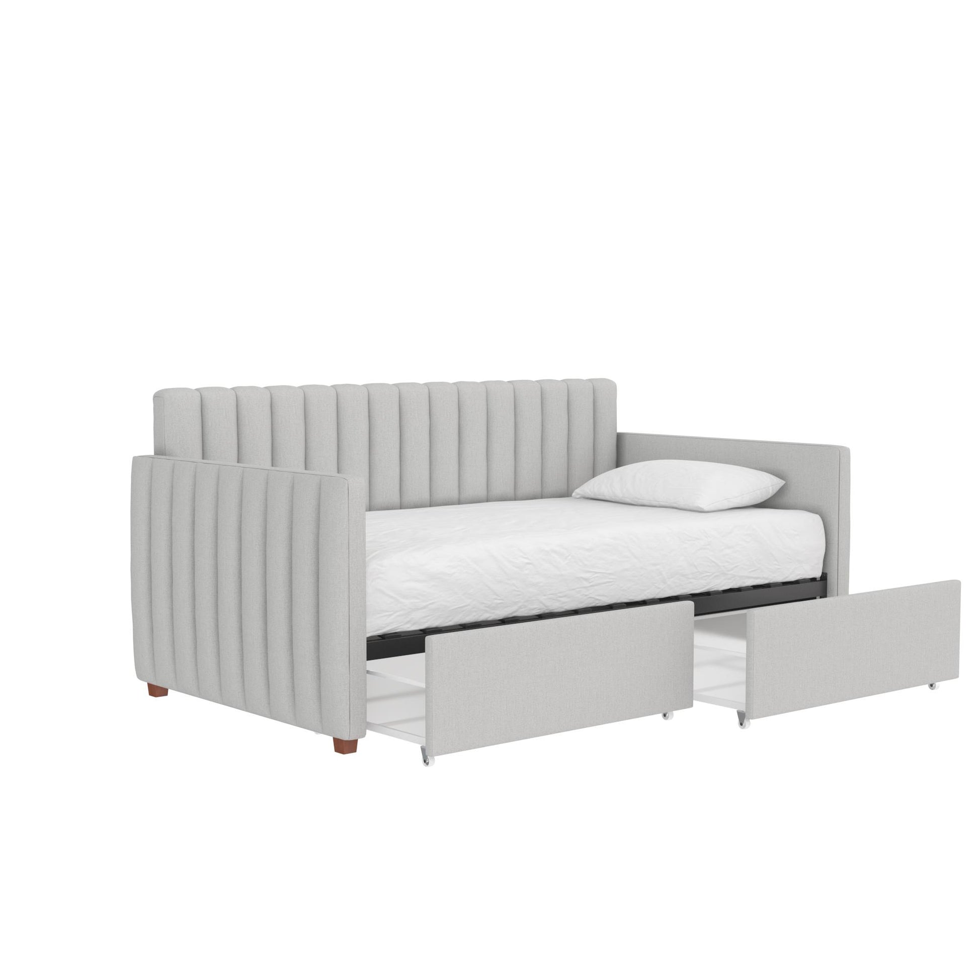 Brittany Daybed with Storage Drawers - Gray - Twin