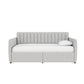 Brittany Daybed with Storage Drawers - Gray - Twin