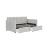 Brittany Daybed with Storage Drawers - Gray - Twin