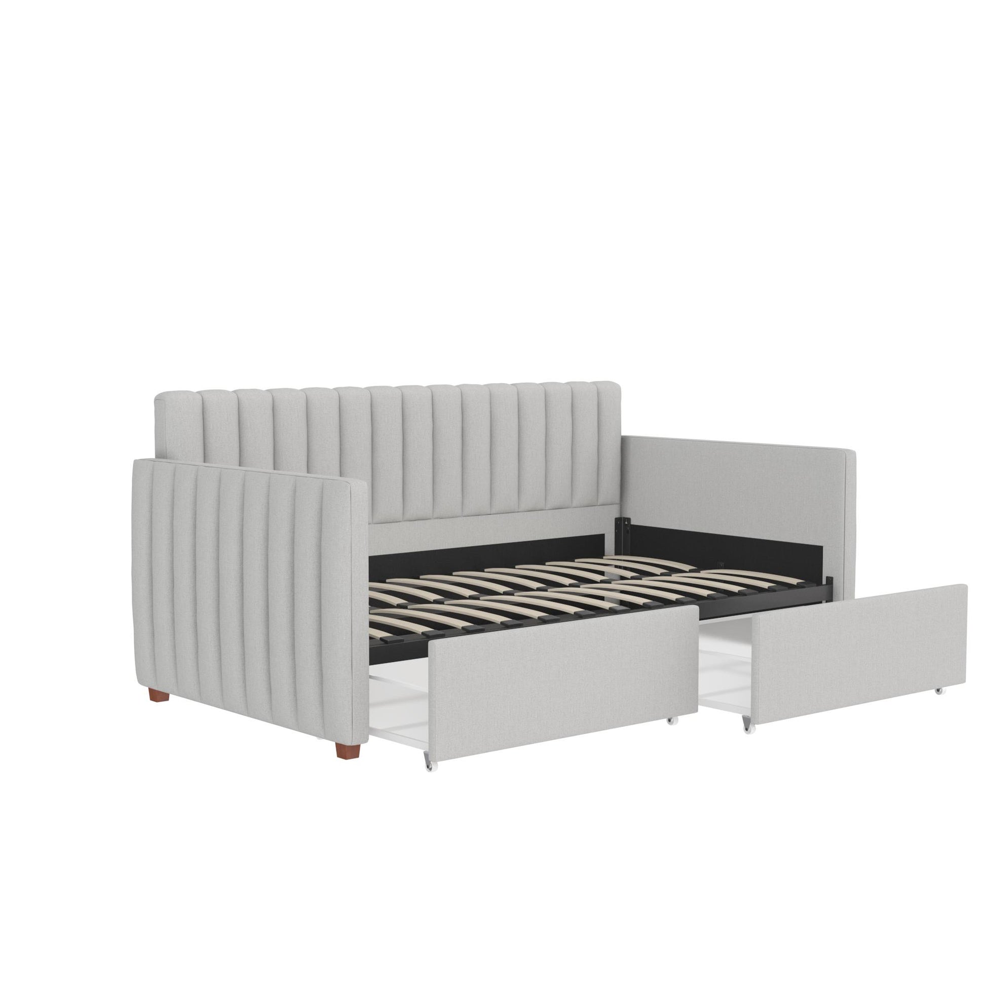 Brittany Daybed with Storage Drawers - Gray - Twin