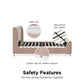 Valentina Upholstered Bed with Channel Tufting - Pink - Full