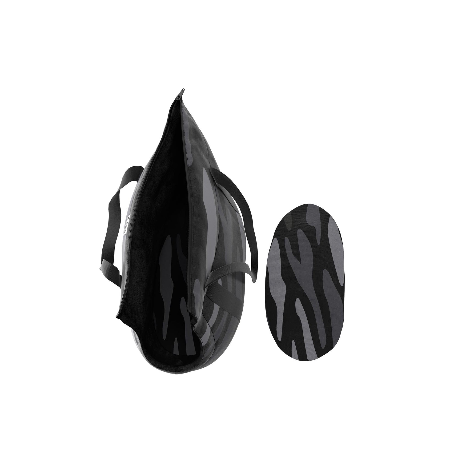 Kaya Pet Carrier Bag with Shoulder Straps - Black Camouflage