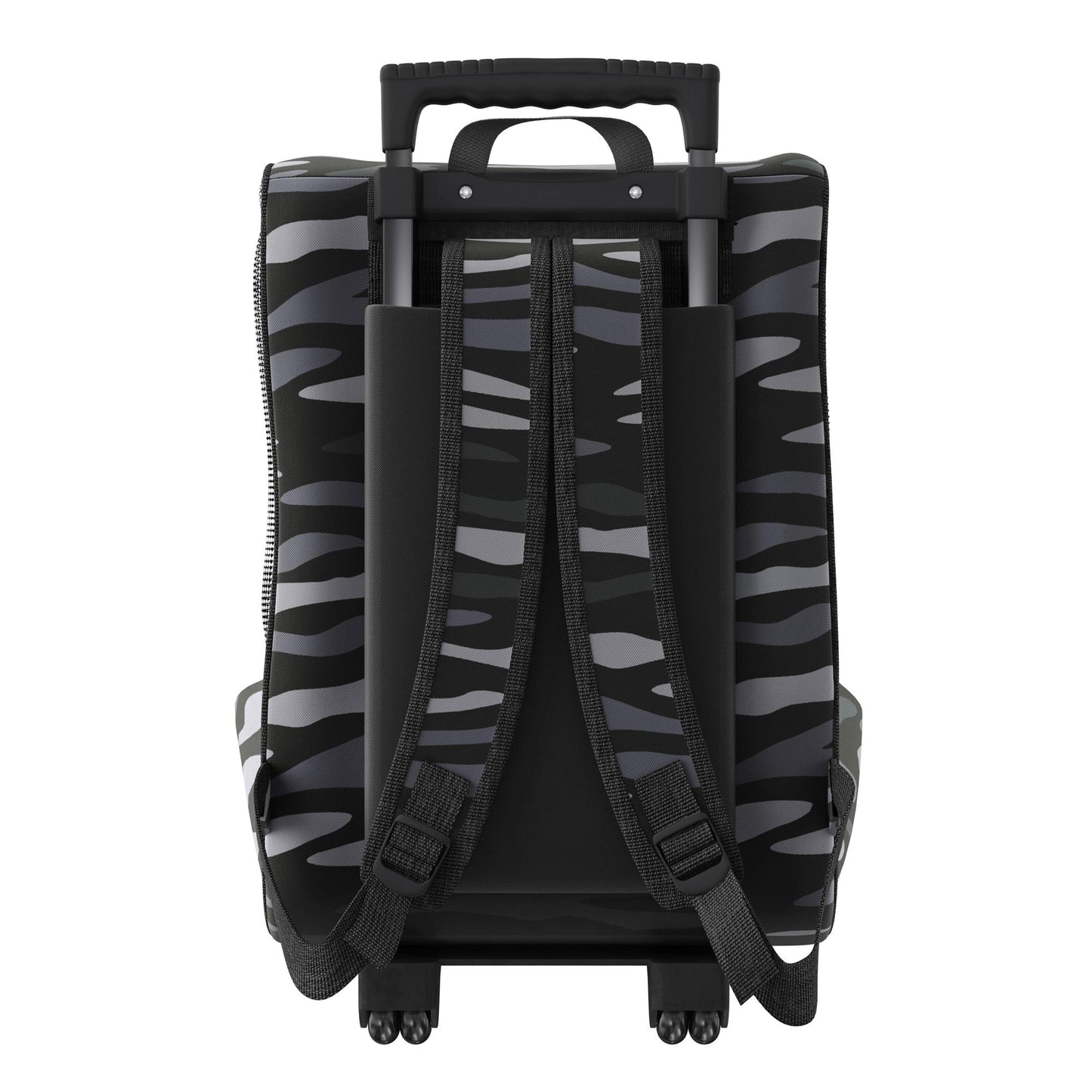 Kaya Pet Carrier Trolley with Pull Up Handle - Black Camouflage
